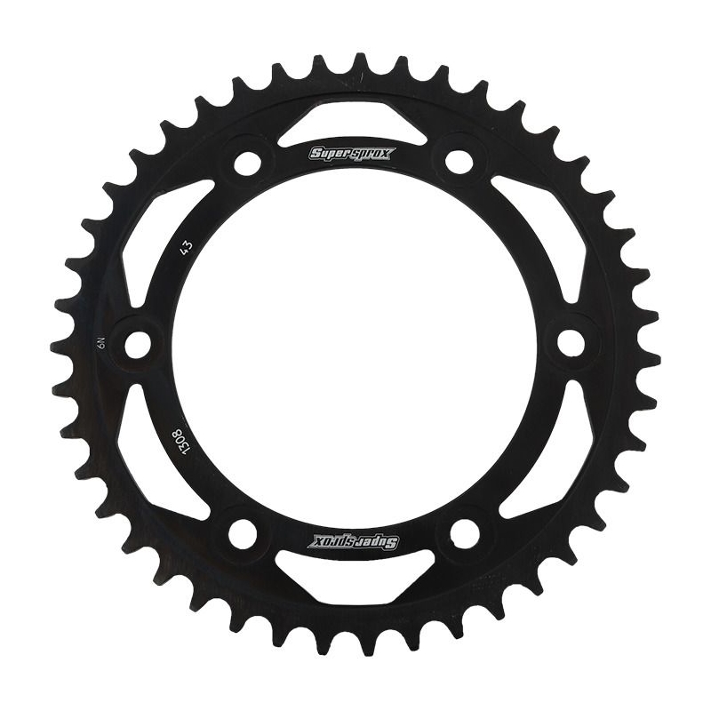 Rear sprocket SUPERSPROX black 43T, 520
