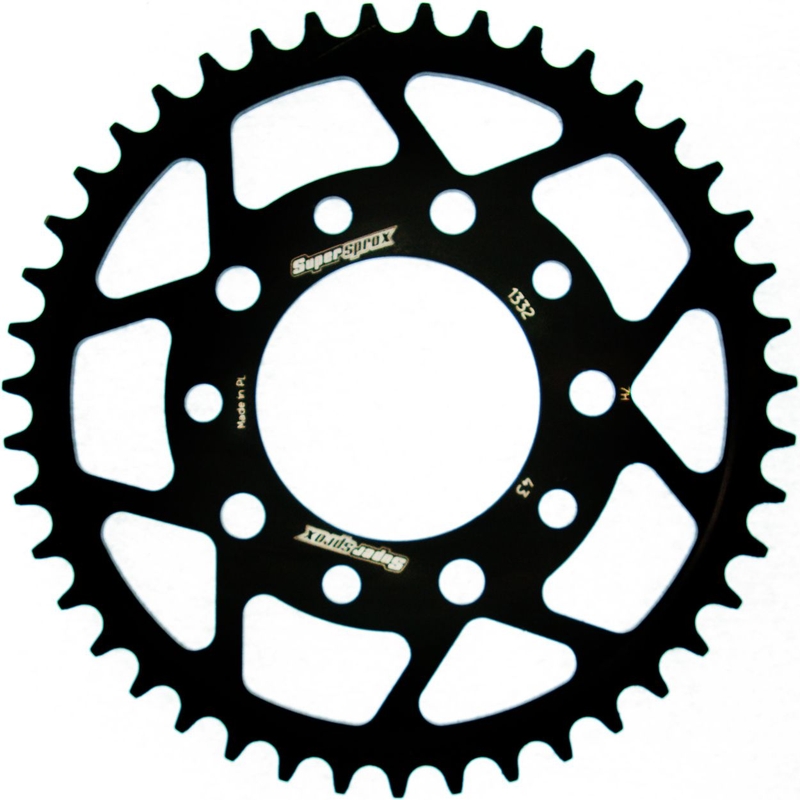 Rear sprocket SUPERSPROX black 43T, 525