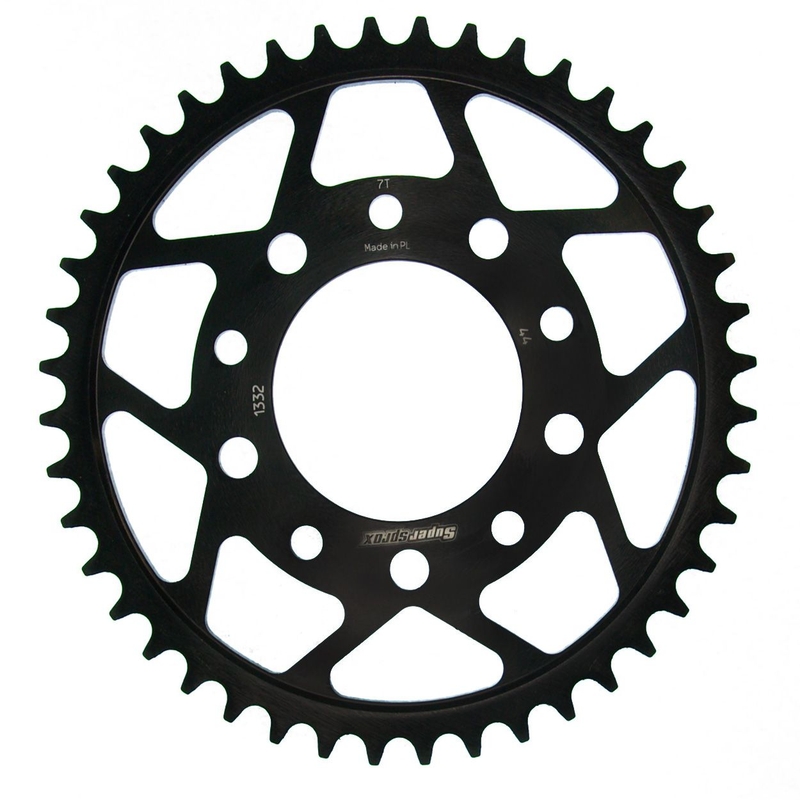 Rear sprocket SUPERSPROX black 44T, 525