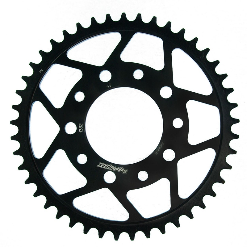Rear sprocket SUPERSPROX black 45T, 525