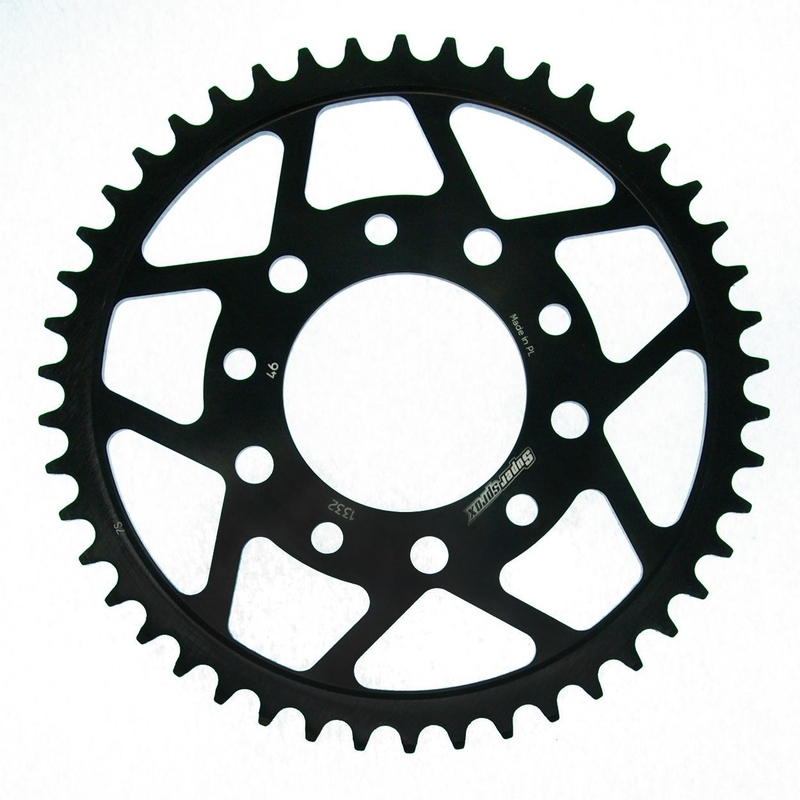 Rear sprocket SUPERSPROX black 46T, 525