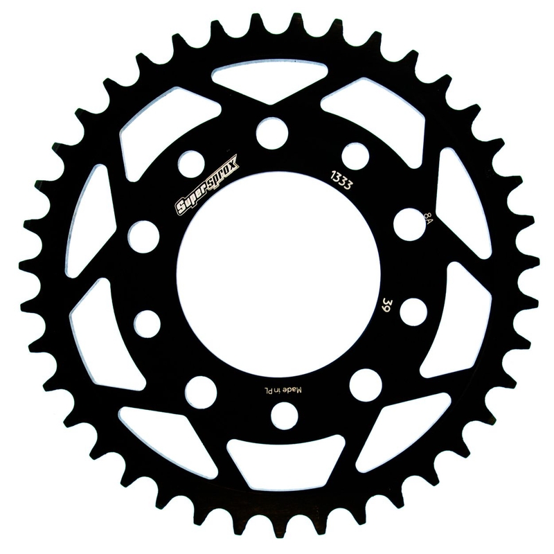 Rear sprocket SUPERSPROX black 39T, 520