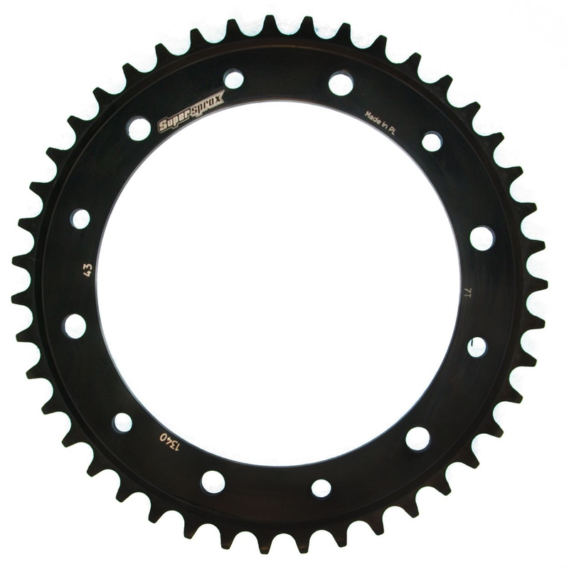 Rear sprocket SUPERSPROX black 43T, 530