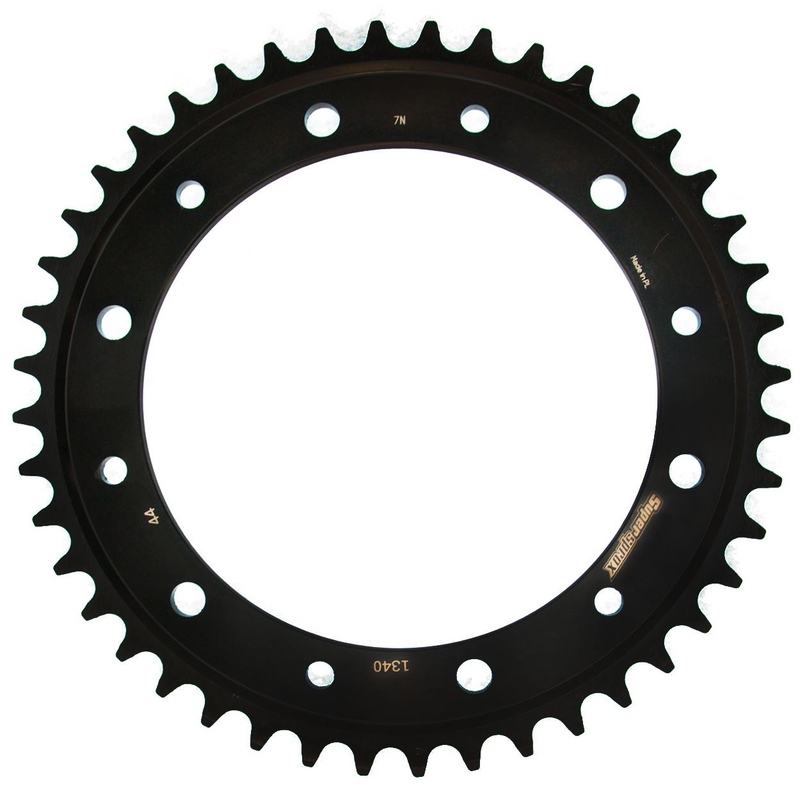 Rear sprocket SUPERSPROX black 44T, 530