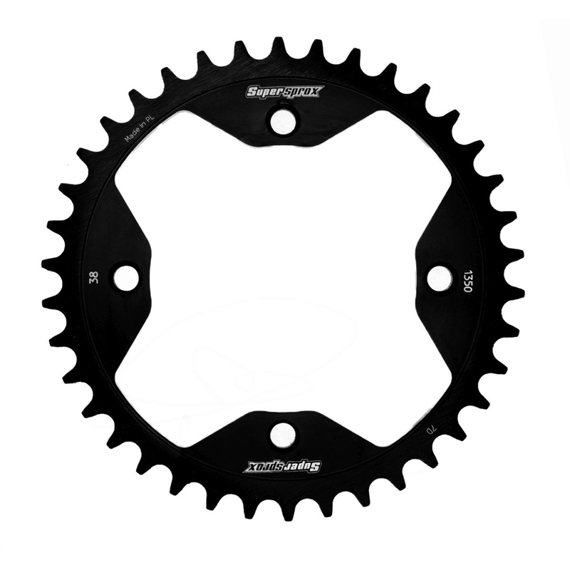 Rear sprocket SUPERSPROX black 38T, 520