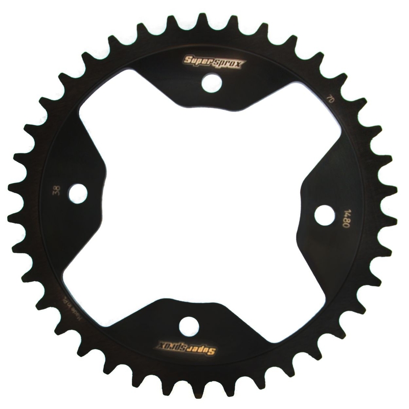 Rear sprocket SUPERSPROX black 38T, 520