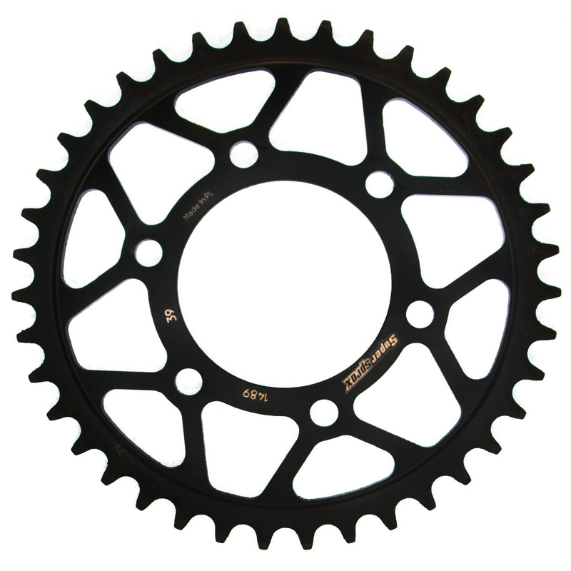 Rear sprocket SUPERSPROX black 39T, 525