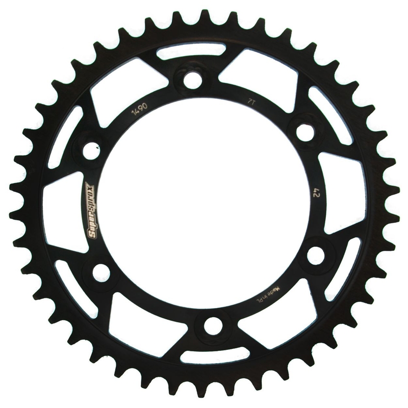 Rear sprocket SUPERSPROX black 42T, 520