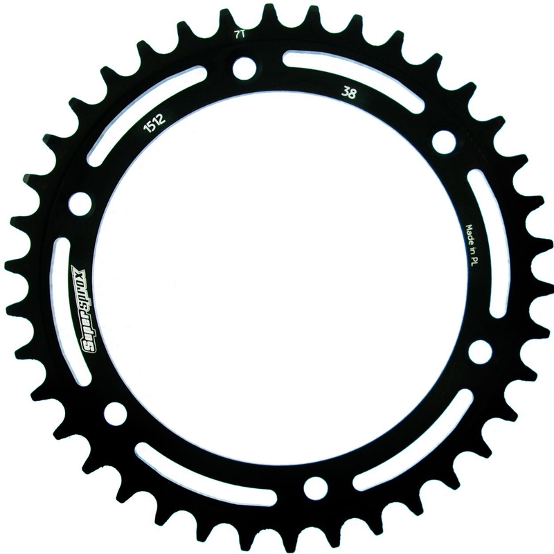 Rear sprocket SUPERSPROX black 38T, 520