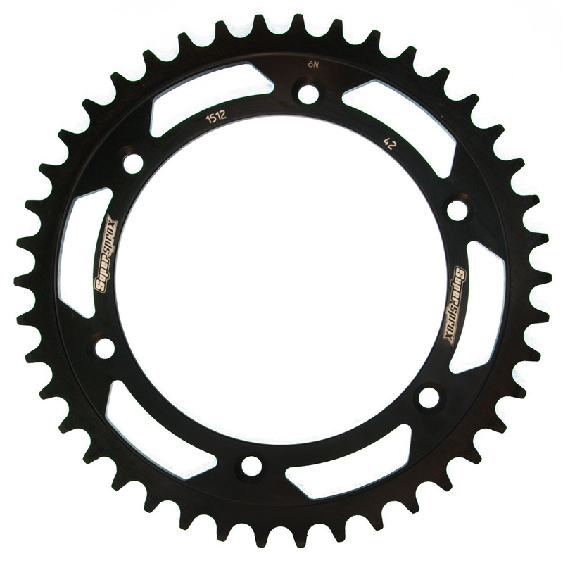 Rear sprocket SUPERSPROX black 42T, 520