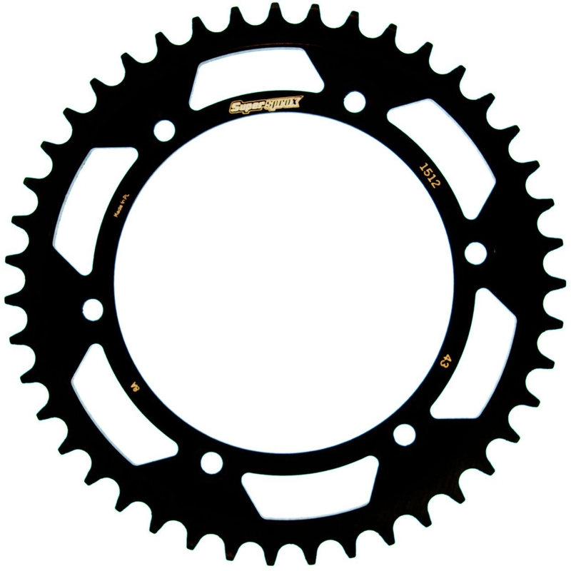 Rear sprocket SUPERSPROX black 43T, 520