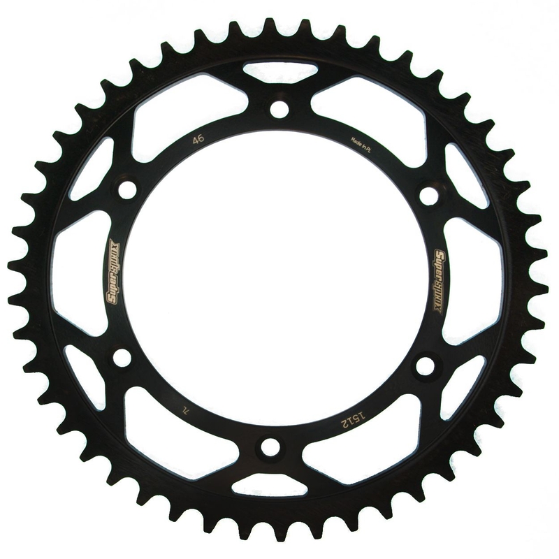 Rear sprocket SUPERSPROX black 46T, 520