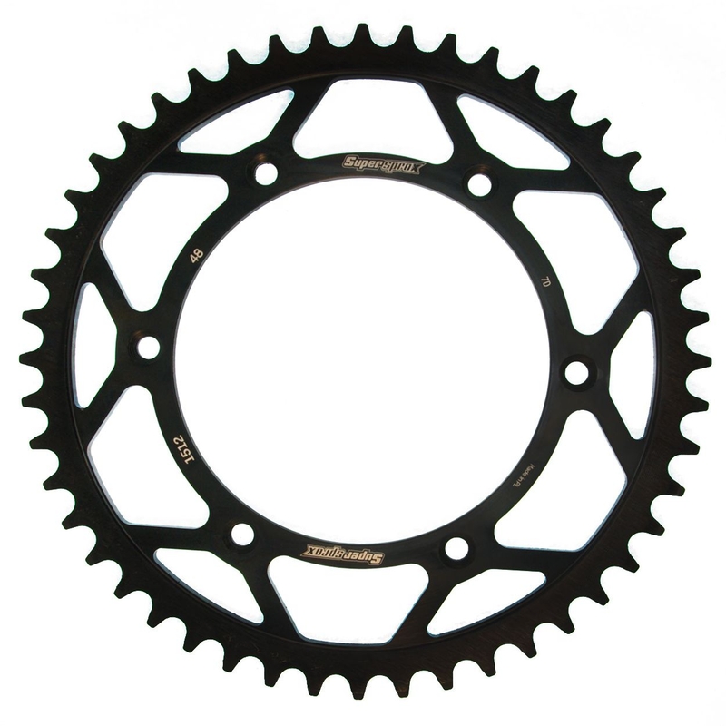 Rear sprocket SUPERSPROX black 48T, 520