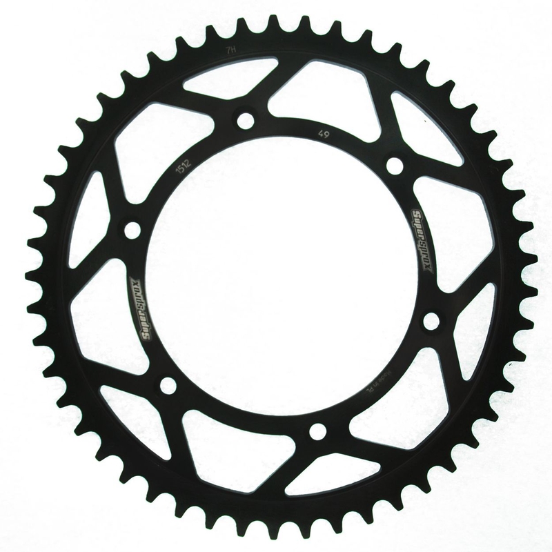 Rear sprocket SUPERSPROX black 49T, 520