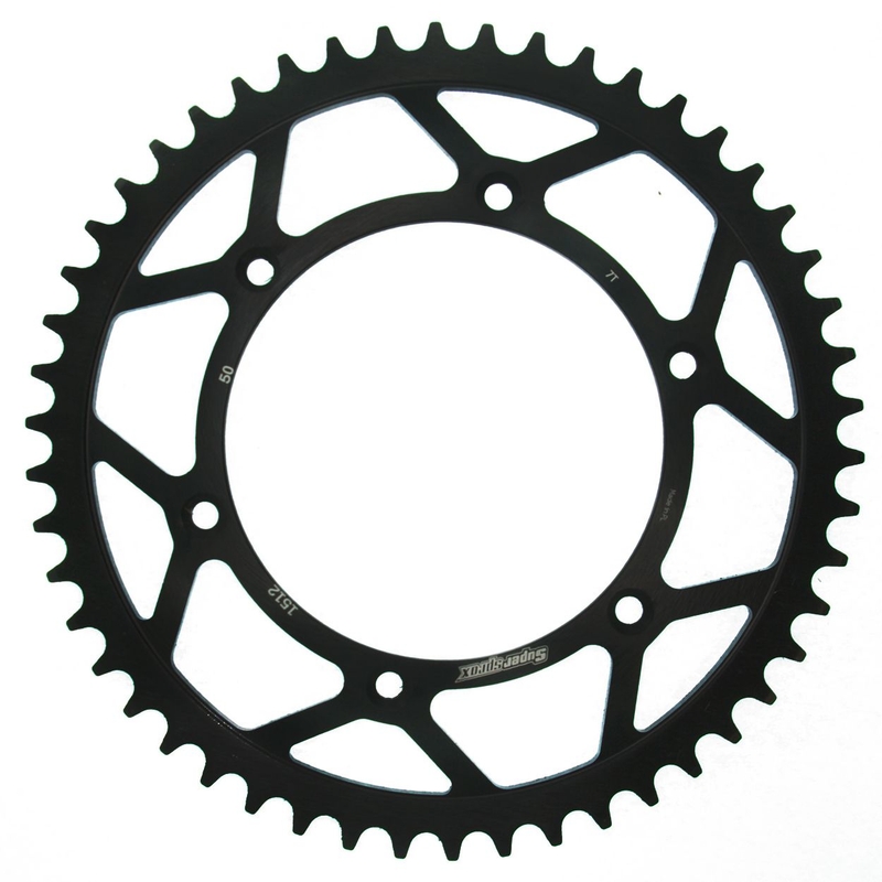 Rear sprocket SUPERSPROX black 50T, 520