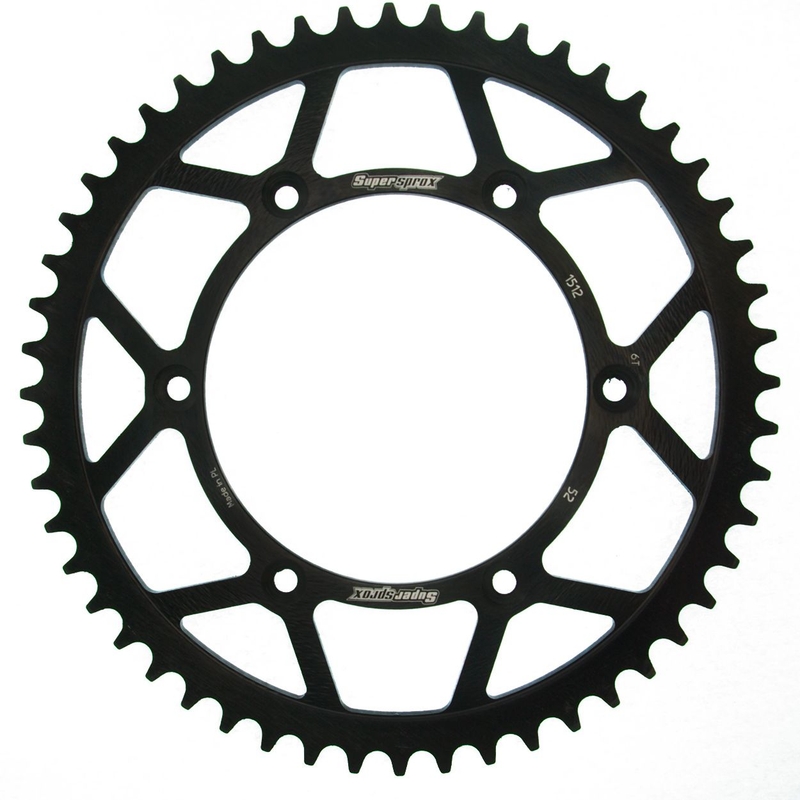 Rear sprocket SUPERSPROX black 52T, 520