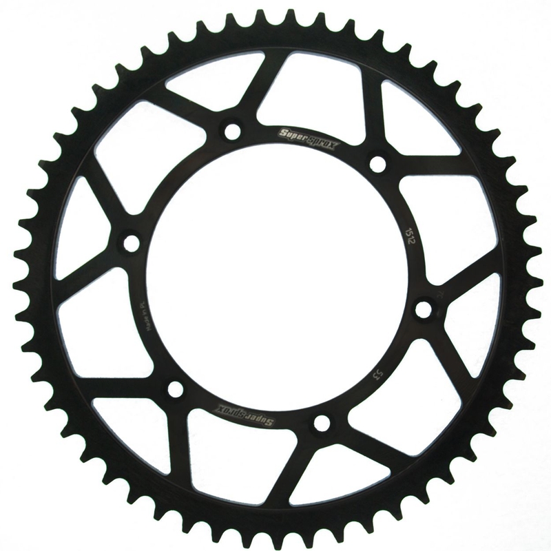 Rear sprocket SUPERSPROX black 53T, 520