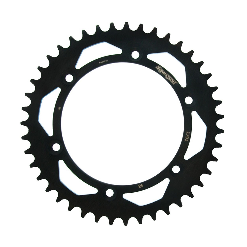 Rear sprocket SUPERSPROX black 43T, 525