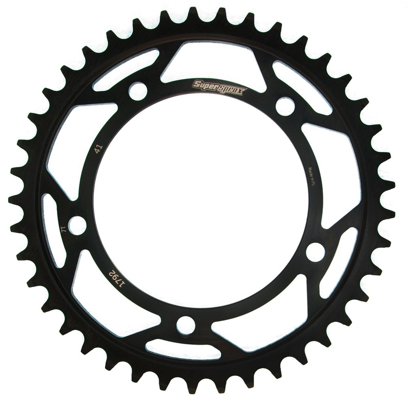 Rear sprocket SUPERSPROX black 41T, 525