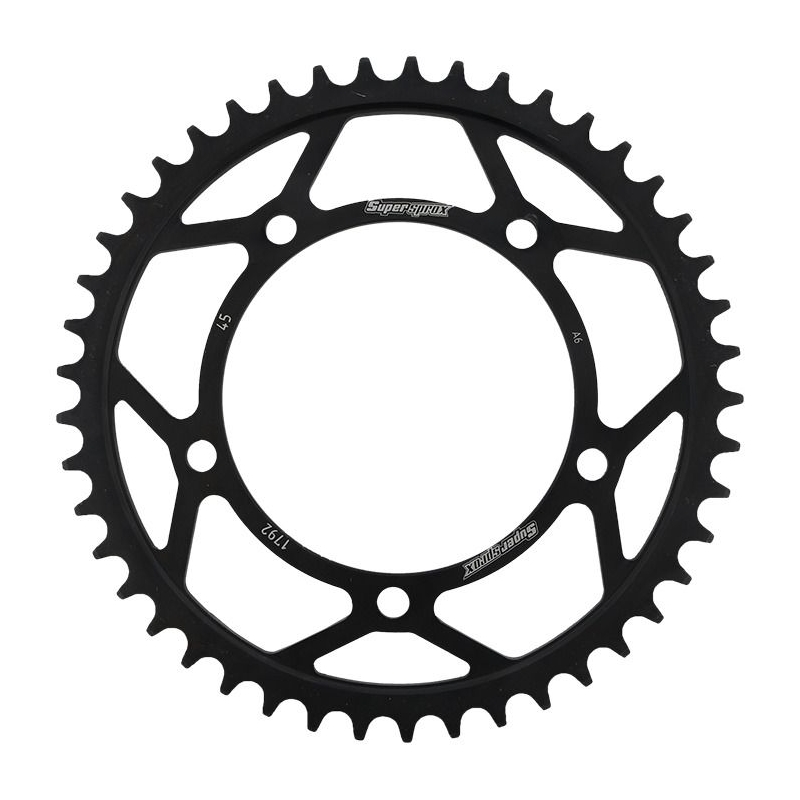 Rear sprocket SUPERSPROX black 45T, 525