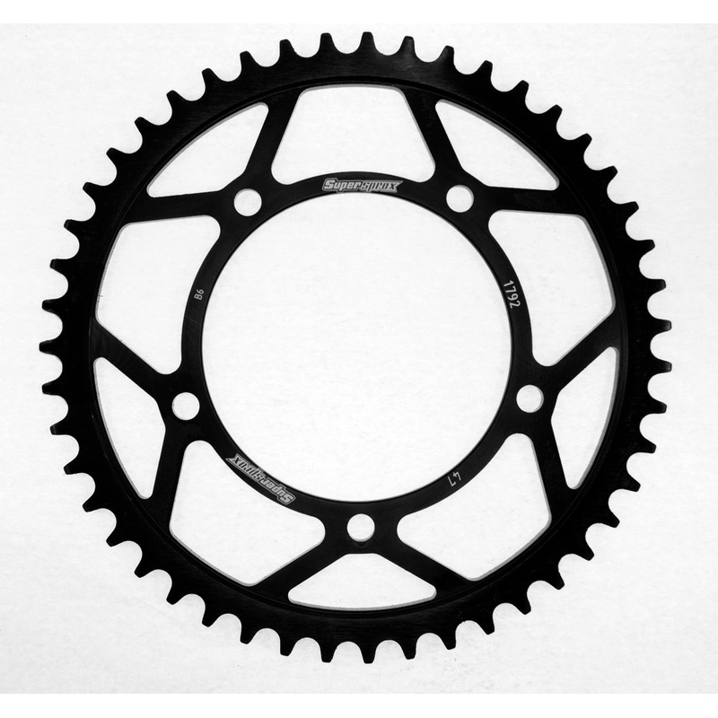 Rear sprocket SUPERSPROX black 47T, 525