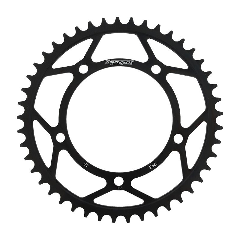 Rear sprocket SUPERSPROX black 45T, 520