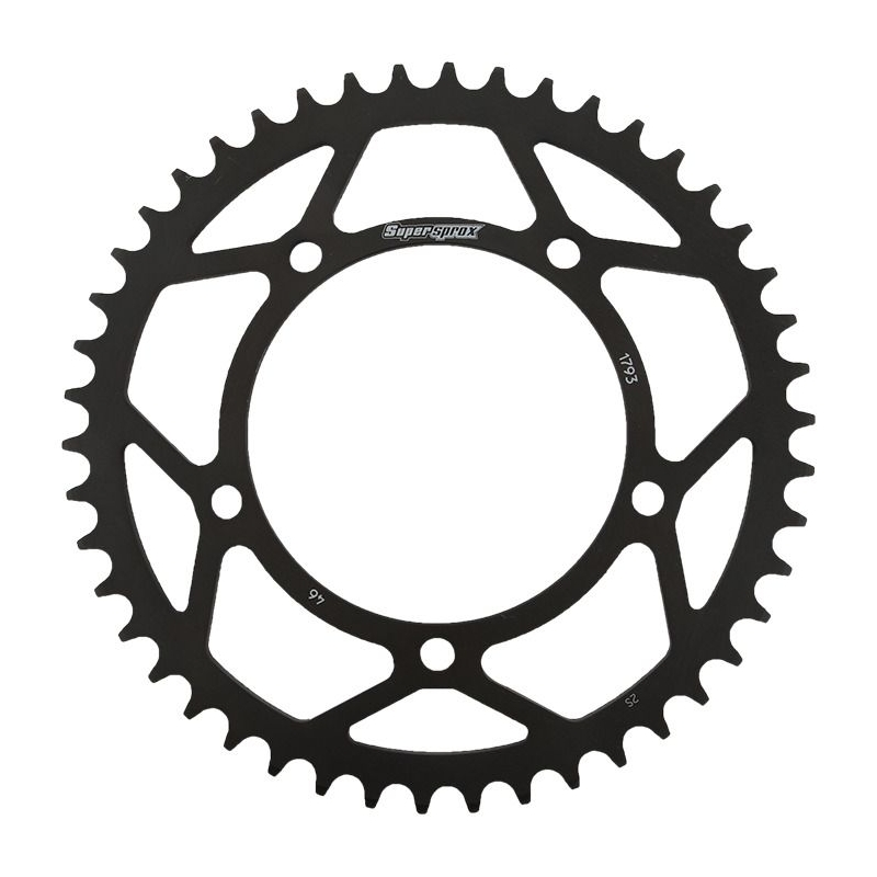 Rear sprocket SUPERSPROX black 46T, 520