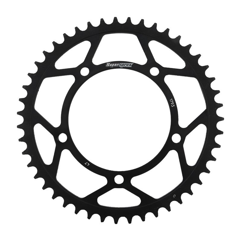 Rear sprocket SUPERSPROX black 47T, 520