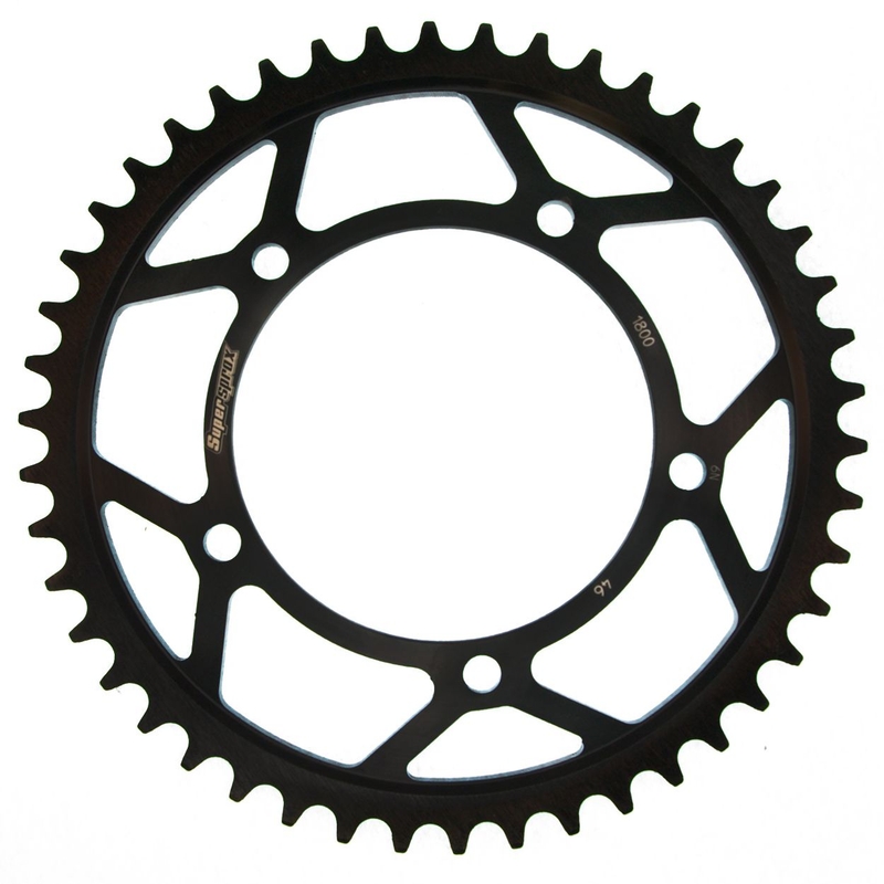 Rear sprocket SUPERSPROX black 46T, 530
