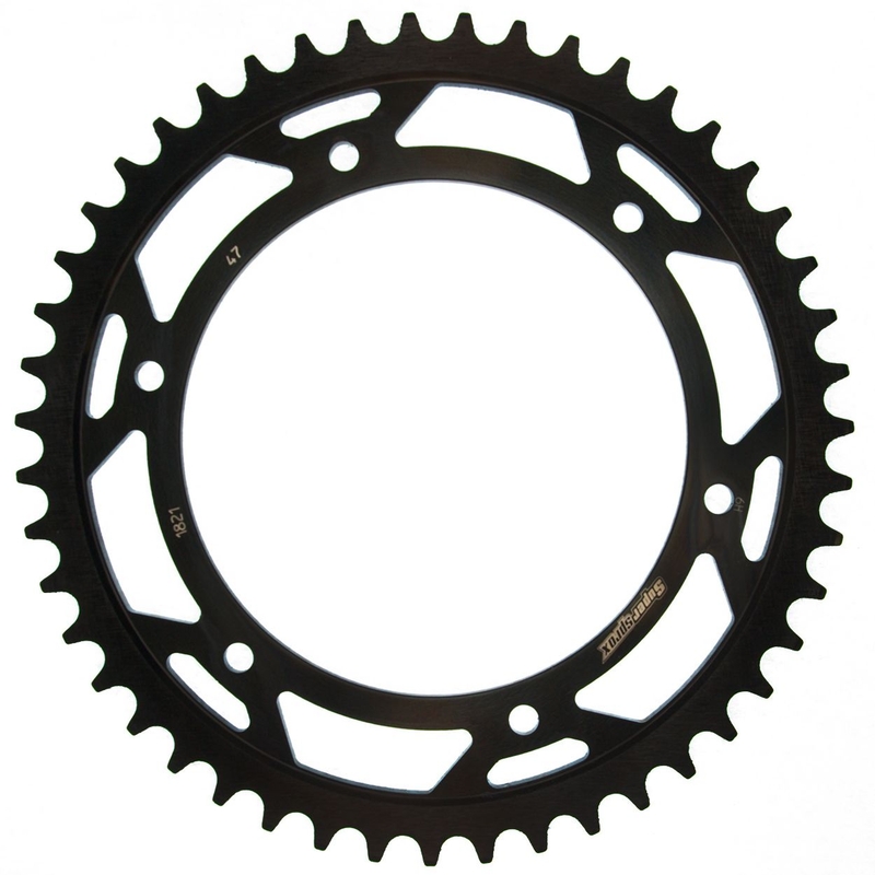 Rear sprocket SUPERSPROX black 47T, 525