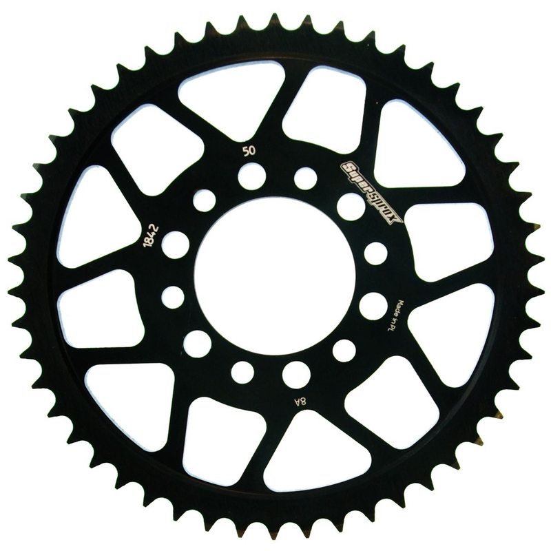 Rear sprocket SUPERSPROX black 50T, 428 wyprzedaż