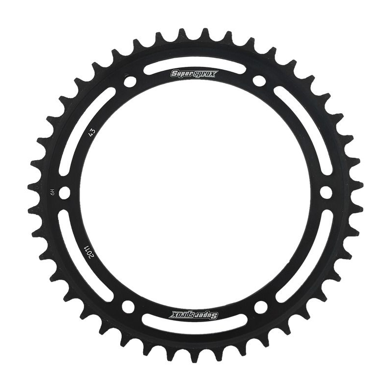 Rear sprocket SUPERSPROX black 43T, 530