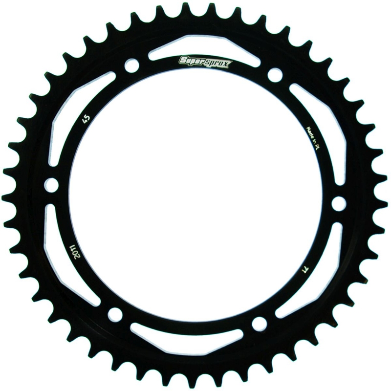 Rear sprocket SUPERSPROX black 45T, 530