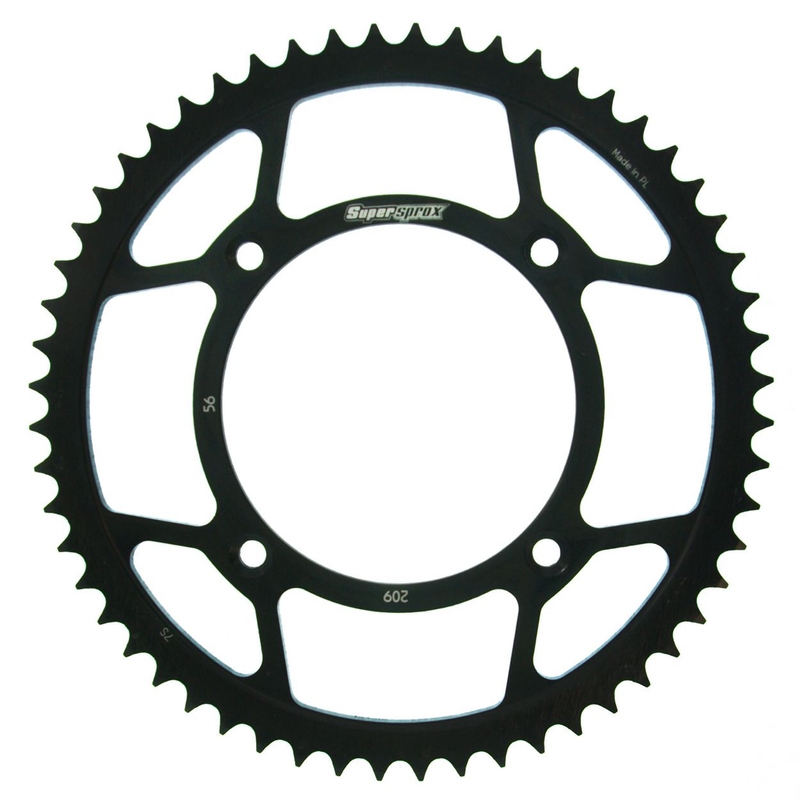 Rear sprocket SUPERSPROX black 56T, 420
