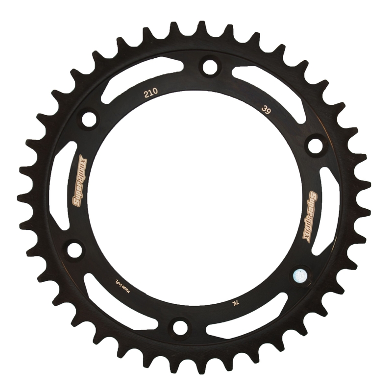 Rear sprocket SUPERSPROX black 39T, 520