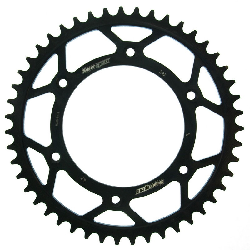 Rear sprocket SUPERSPROX black 47T, 520