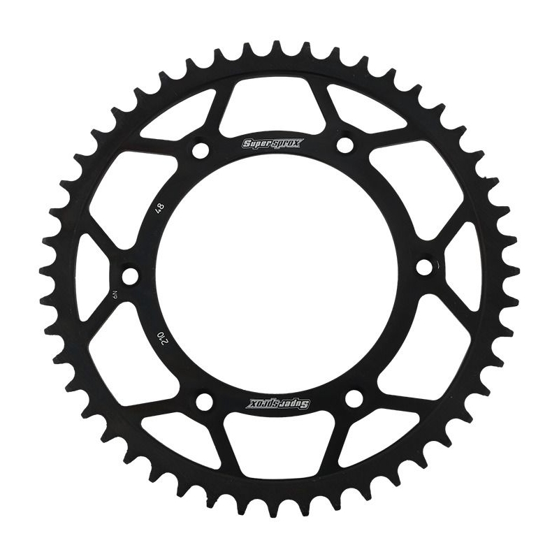 Rear sprocket SUPERSPROX black 48T, 520 wyprzedaż