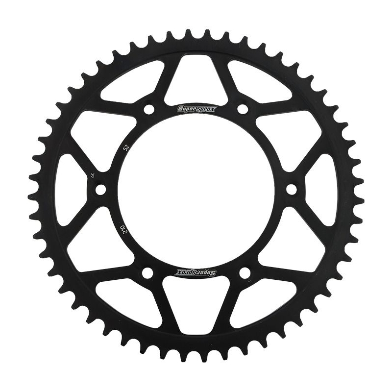 Rear sprocket SUPERSPROX black 52T, 520