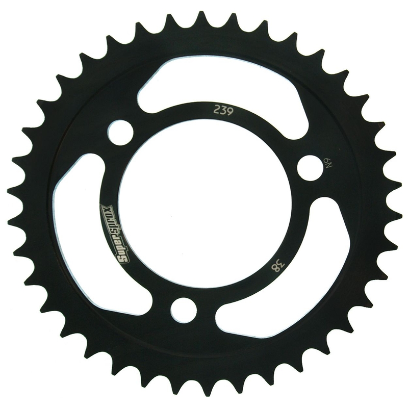 Rear sprocket SUPERSPROX black 38T, 420