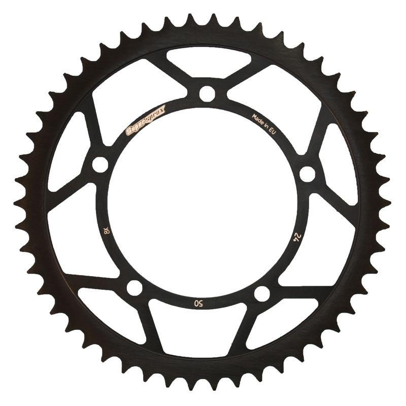 Rear sprocket SUPERSPROX black 50T, 420