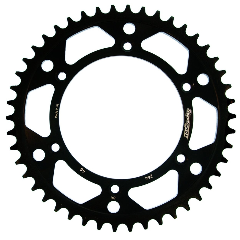 Rear sprocket SUPERSPROX black 46T, 520