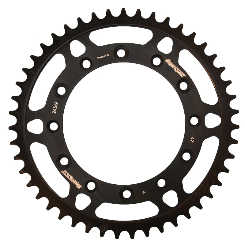 Rear sprocket SUPERSPROX black 47T, 520