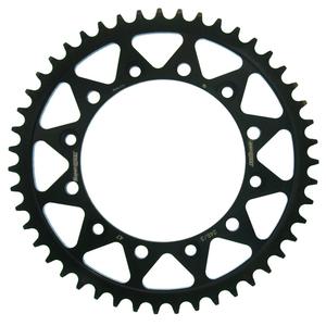 Rear sprocket SUPERSPROX RFE-245/3:47-BLK black 47T, 520