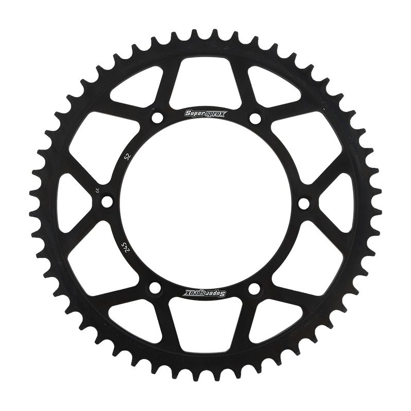 Rear sprocket SUPERSPROX black 52T, 520