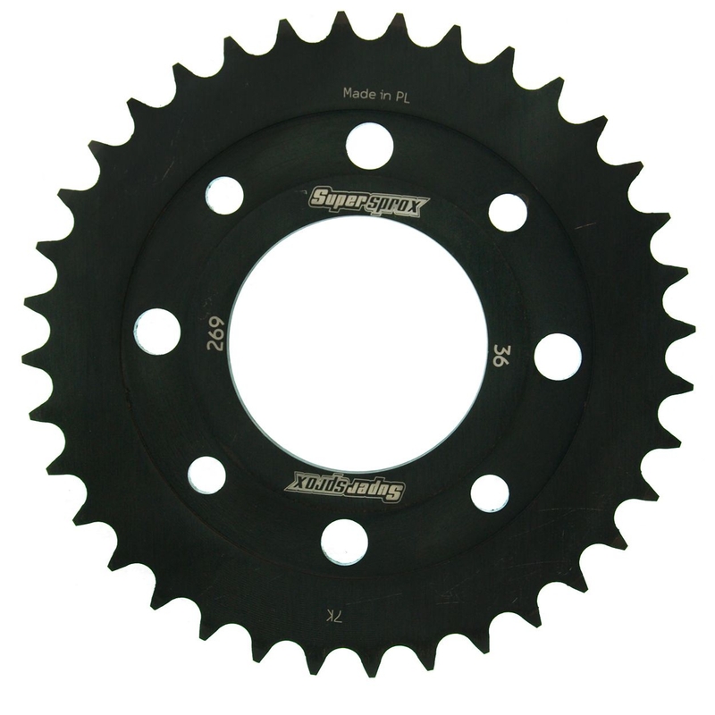 Rear sprocket SUPERSPROX black 36T, 428