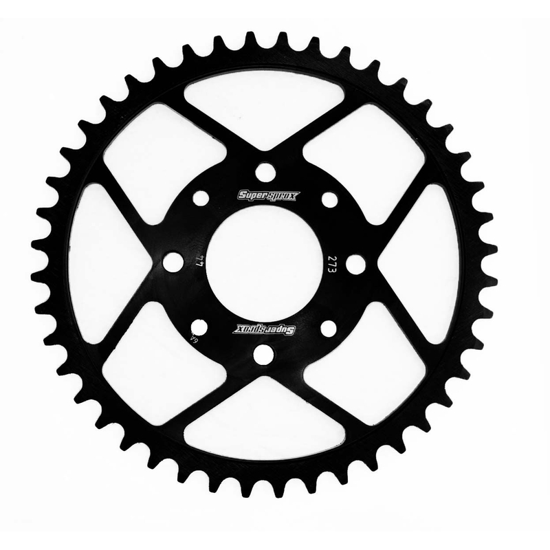 Rear sprocket SUPERSPROX black 44T, 520