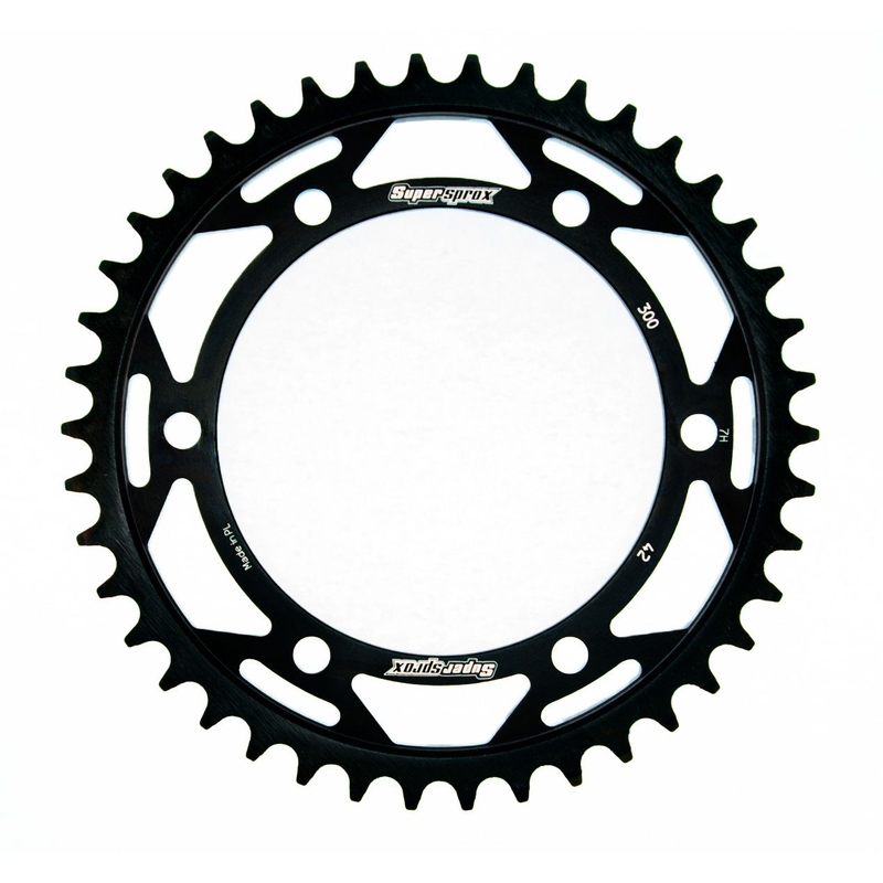 Rear sprocket SUPERSPROX black 42T, 525