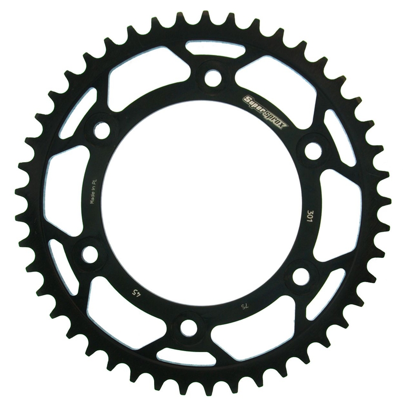 Rear sprocket SUPERSPROX black 45T, 520