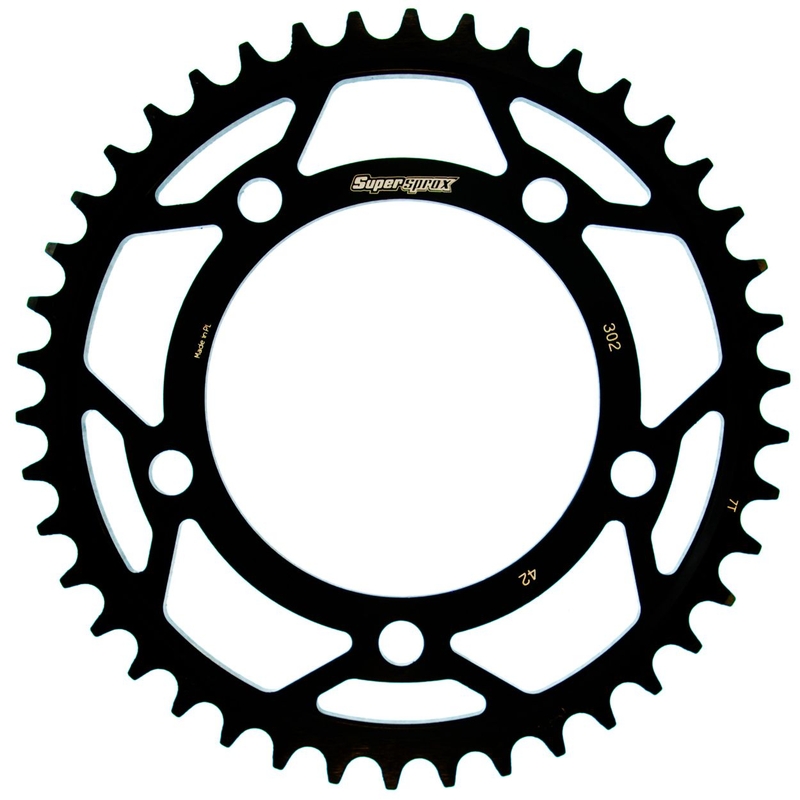 Rear sprocket SUPERSPROX black 42T, 530