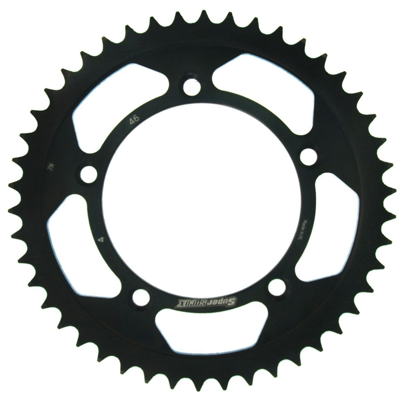 Rear sprocket SUPERSPROX black 46T, 420